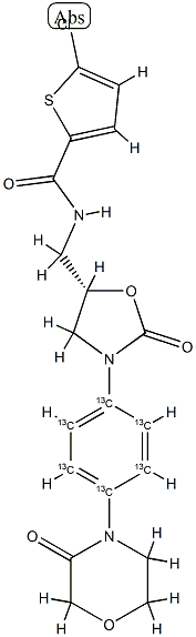 Rivaroxaban-13C6 Structural