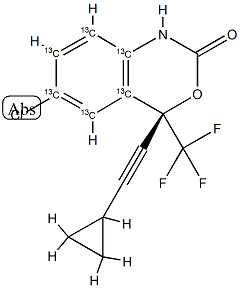 Efavirenz 13C6 Structural Picture