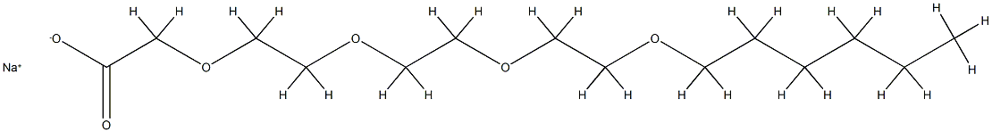 SODIUM HEXETH-4 CARBOXYLATE Structural