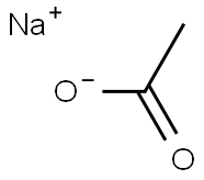 Sodium acetate Structural Picture