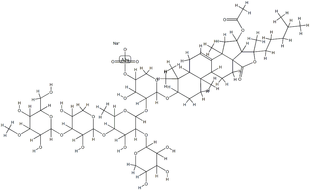 Frondoside A hydrate Structural