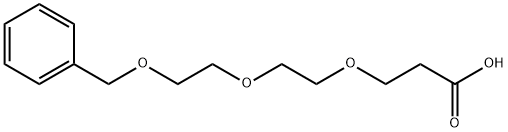 Benzyl-PEG3-acid Structural