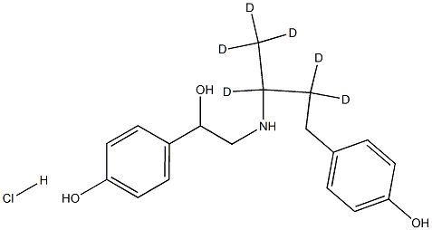 Ractopamine-d6 Hydrochloride Structural