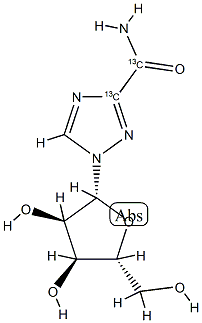 Ribavirin-13C2 Structural