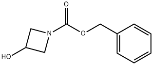 BENZYL 3-HYDROXYAZETIDINE-1-CARBOXYLATE Structural