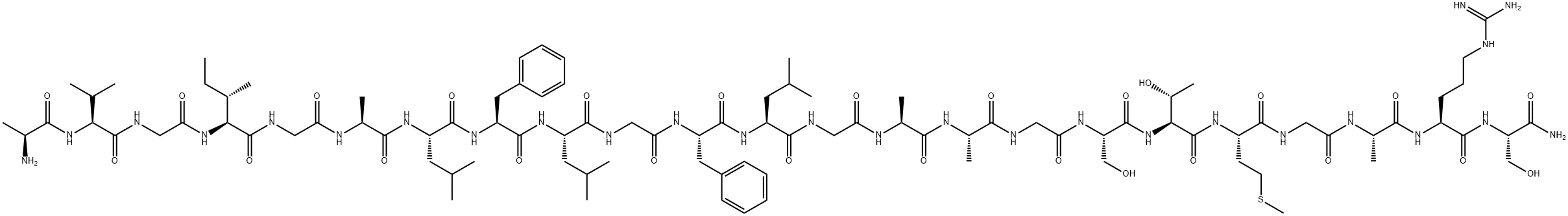 HIV envelope protein gp41 (519-541) Structural