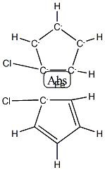 Ferrocene,1,1'-dichloro- Structural