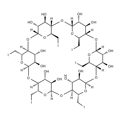 HEXAKIS-6-IODO-6-DEOXY-ALPHA-CYCLODEXTRIN Structural