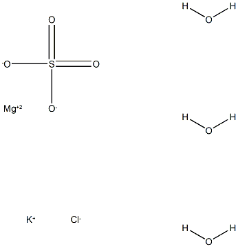 Kainite(K[MgCl(SO4)].3H2O) (9CI) Structural