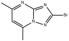 2-BROMO-5,7-DIMETHYL[1,2,4]TRIAZOLO[1,5-A]PYRIMIDINE Structural