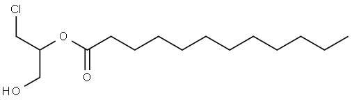 rac 2-Lauroyl-3-chloropropanediol Structural