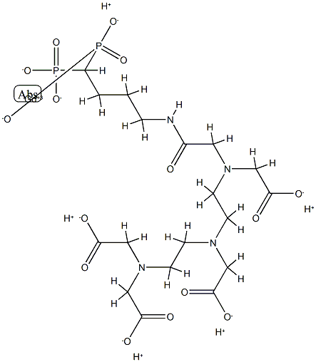 DTPA-4-aminobutane-1,1-diphosphonate Structural