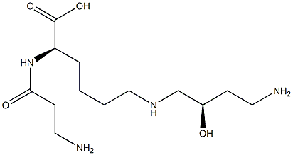 alpha-(beta-alanyl)hypusine Structural