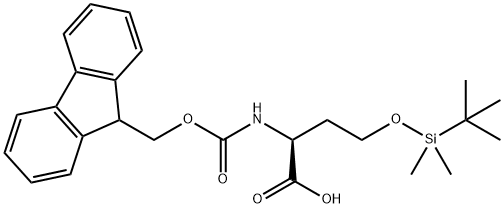 Fmoc-L-HoSer(OTBMS)-OH Structural