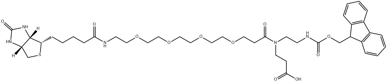 Fmoc-N-amido-(PEG4-biotin)-acid