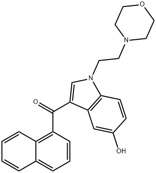 JWH 200 5-hydroxyindole metabolite Structural