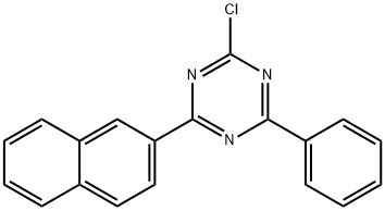 2-chloro-4-(naphthyl-2-yl)-6-phenyl-1,3,5-triazine