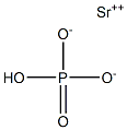 Strontium hydrogenphosphate Structural