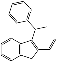 DiMethindene IMpurity H (2-[(1RS)-1-(2-ethenyl-1H-Inden-3-yl)ethyl]pyridine) Structural