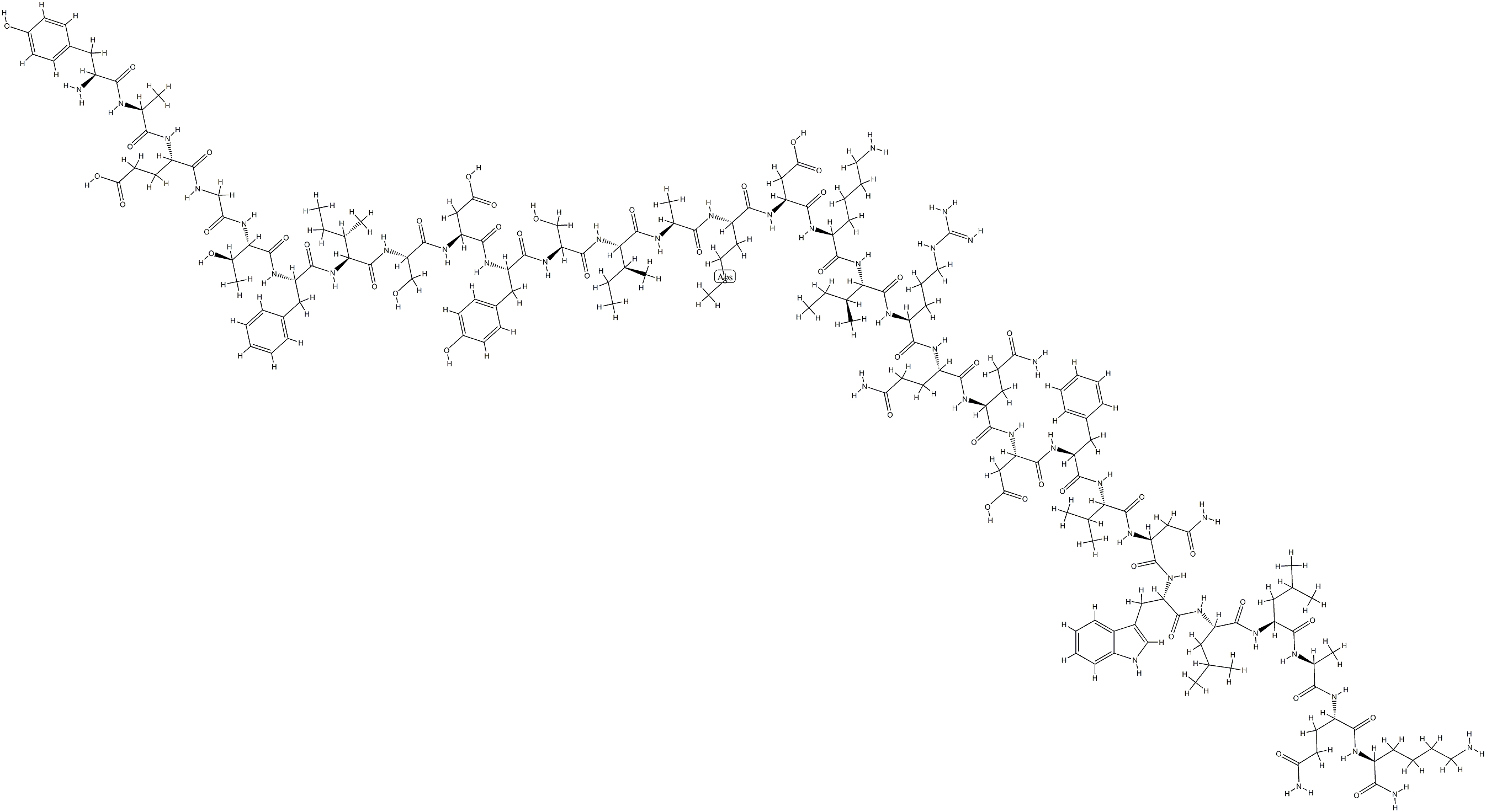 GASTRIC INHIBITORY POLYPEPTIDE (1-30) AMIDE (PORCINE) Structural