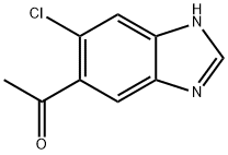 Ketone, 6-chloro-5-benzimidazolyl methyl (7CI,8CI) Structural