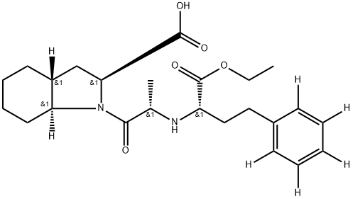 Trandolapril-d5 Structural