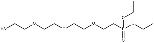 Thiol-PEG3-phosphonic acid ethyl ester Structural