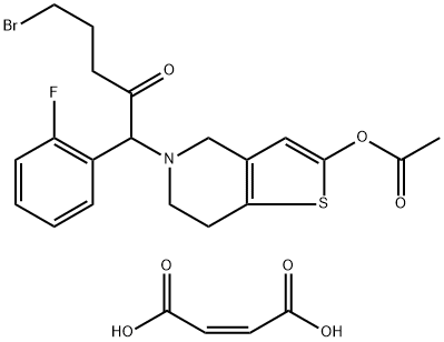 Prasugrel Impurity 14 Maleate Structural