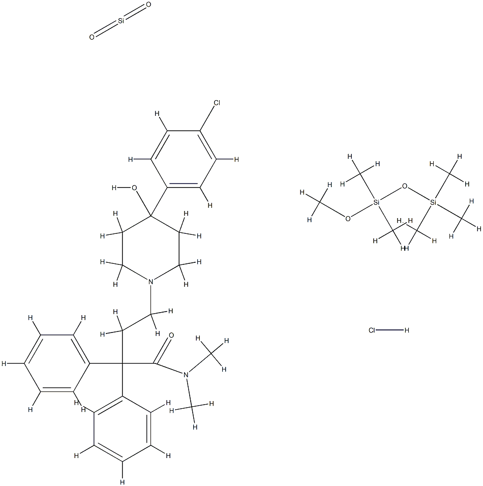 Loperamide/simeticone Structural