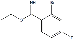 ethyl 2-bromo-4-fluorobenzimidate Structural