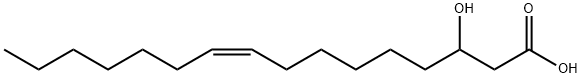 rac-(9Z)-3-Hydroxy-9-hexadecenoic Acid Structural