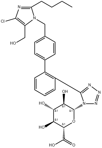 Losartan N1-Glucuronide Structural