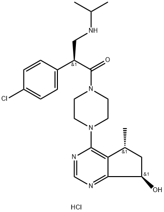 GDC 0068  (Hydrochloride) Structural