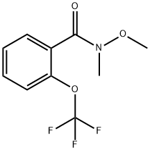 N-methoxy-N-methyl-2-(trifluoromethoxy)benzamide Structural