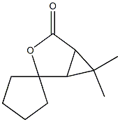 Spiro[cyclopentane-1,2-[3]oxabicyclo[3.1.0]hexan]-4-one, 6,6-dimethyl- (9CI) Structural