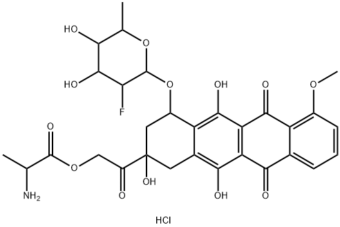 Galarubicin Structural