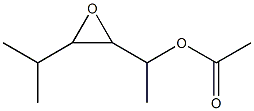 Oxiranemethanol,alpha-methyl-3-(1-methylethyl)-,acetate,[2S-[2alpha(S*),3bta]]-(9CI) Structural