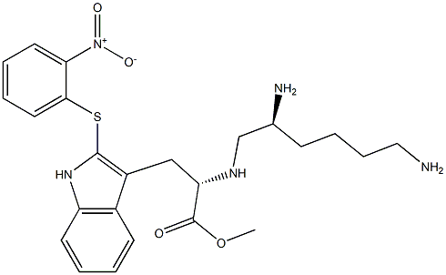 Lys-psi(CH2NH)-Trp(Nps)-OMe Structural