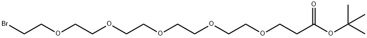 Bromo-PEG5-t-butyl ester Structural