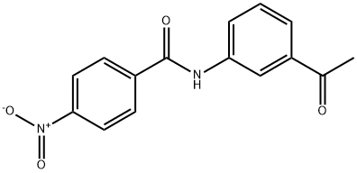 N-(3-acetylphenyl)-4-nitrobenzamide Structural