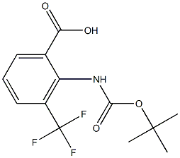 2-(tert-butoxycarbonylamino)-3-(trifluoromethyl)benzoic acid