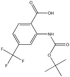 2-(tert-butoxycarbonylamino)-4-(trifluoromethyl)benzoic acid