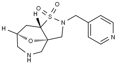 Rel-(3As,7R,8As)-2-(Pyridin-4-Ylmethyl)Octahydro-3A,7-Epoxyisothiazolo[4,5-C]Azepine 1,1-Dioxide Structural