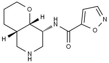 Rel-N-((4As,8R,8As)-Octahydro-2H-Pyrano[3,2-C]Pyridin-8-Yl)Isoxazole-5-Carboxamide Structural