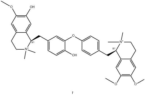 N,N'-diMethyldaurisoline iodide Structural