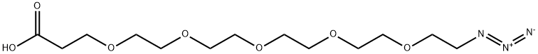 Azido-PEG5-acid Structural