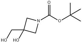 tert-butyl 3-hydroxy-3-(hydroxymethyl)azetidine-1-carboxylate Structural