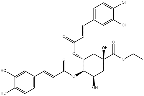Ethyl 3,4-dicaffeoylquinate Structural