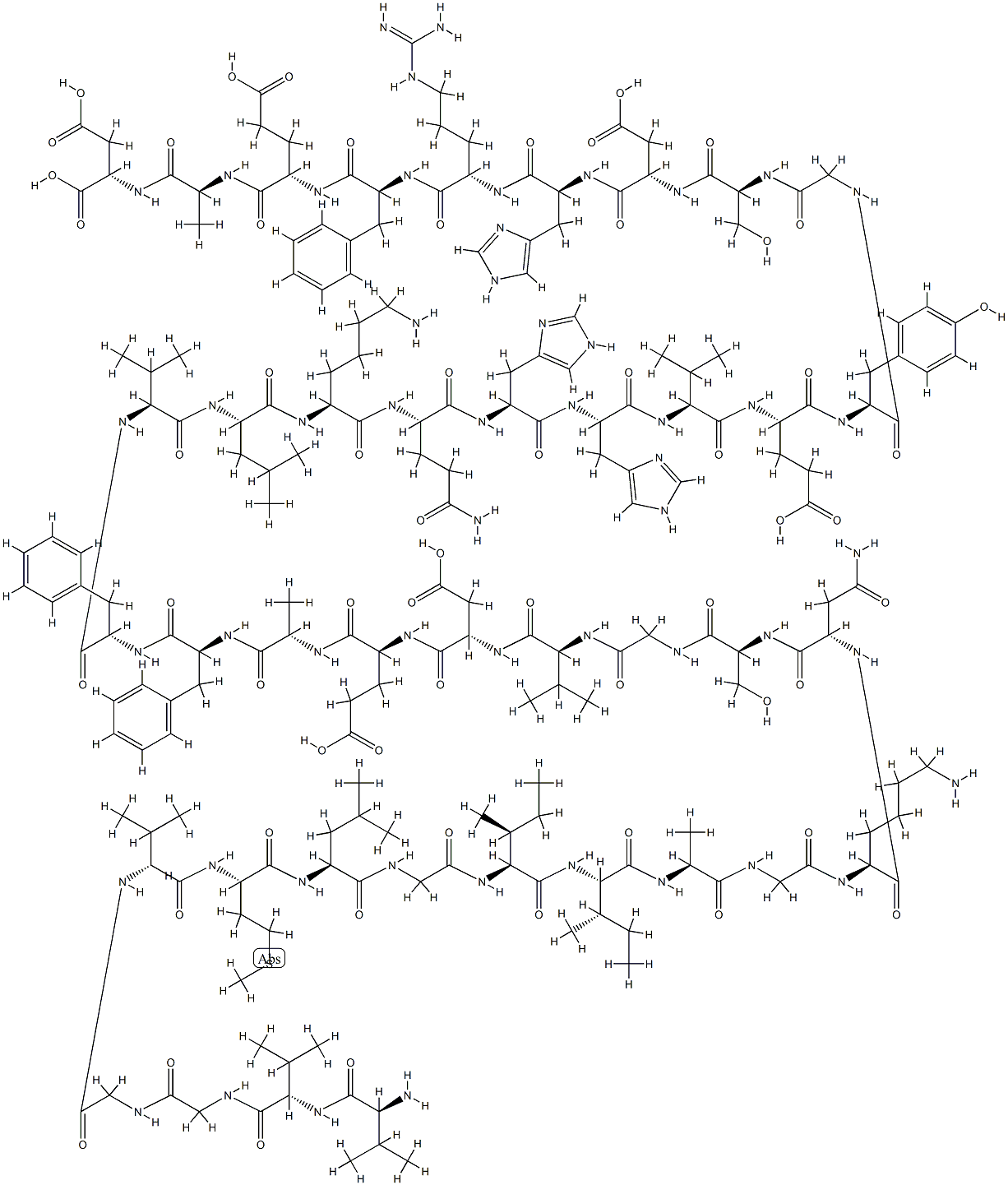 PEPTIDE WITH REVERSED SEQUENCE OF AMYLOID BETA-PROTEIN (HUMAN, 1-40) TRIFLUOROACETATE