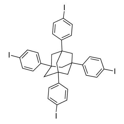 Tricyclo[3.3.1.13,7]decane, 1,3,5,7-tetrakis(4-iodophenyl)- Structural